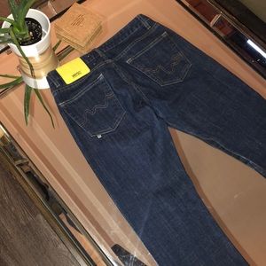 WESC Dark wash, boot cut jeans (mid rise)